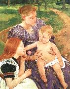 Mary Cassatt The Family oil painting reproduction
